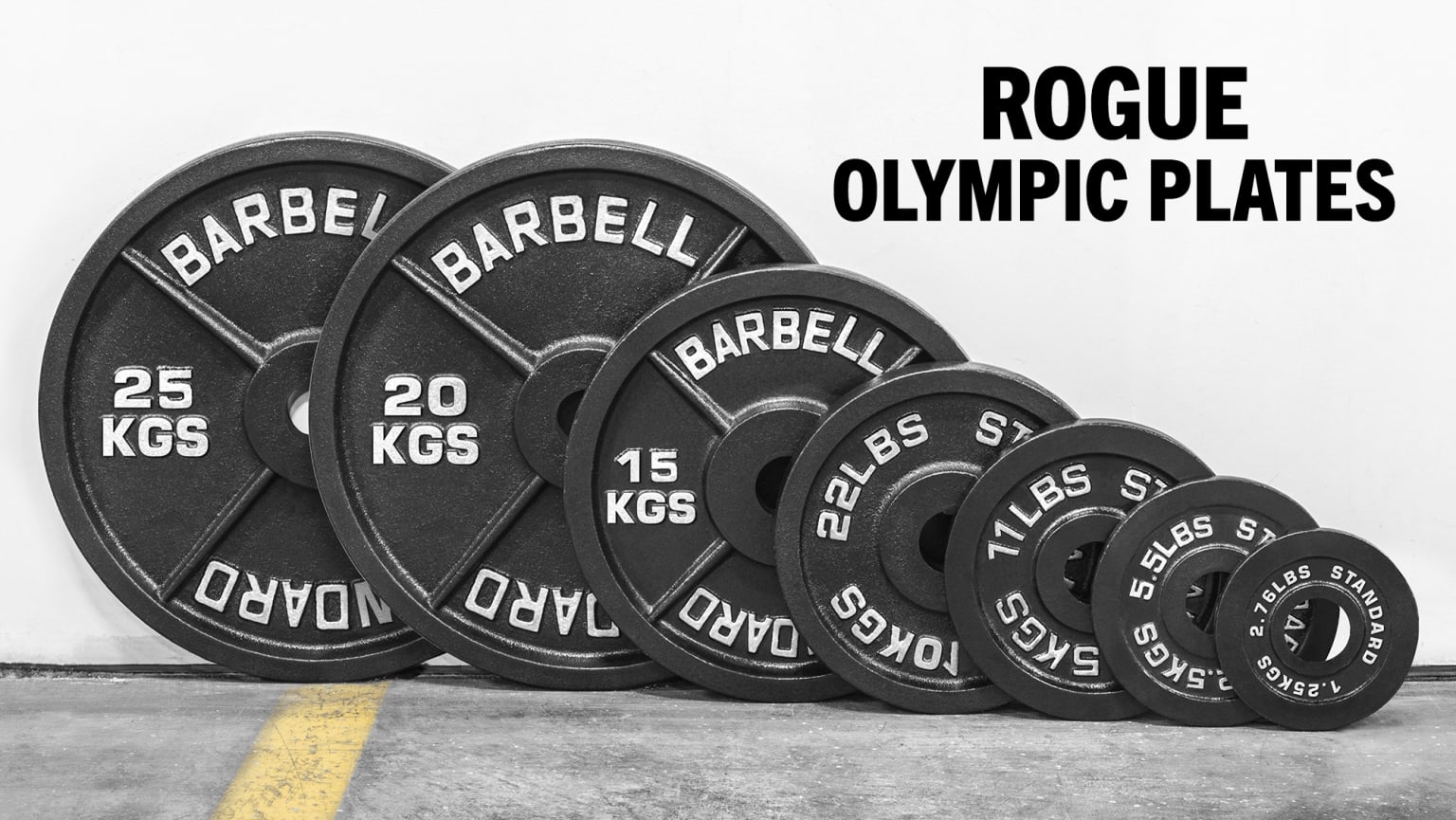 Rogue Olympic Plates - Cast Iron - Weightlifting