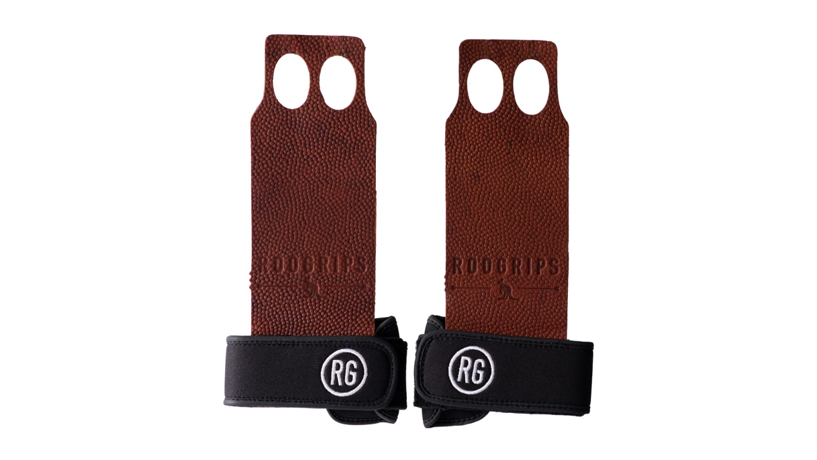 RooGrips 2 Hole Hand Grips - Pebble Grain