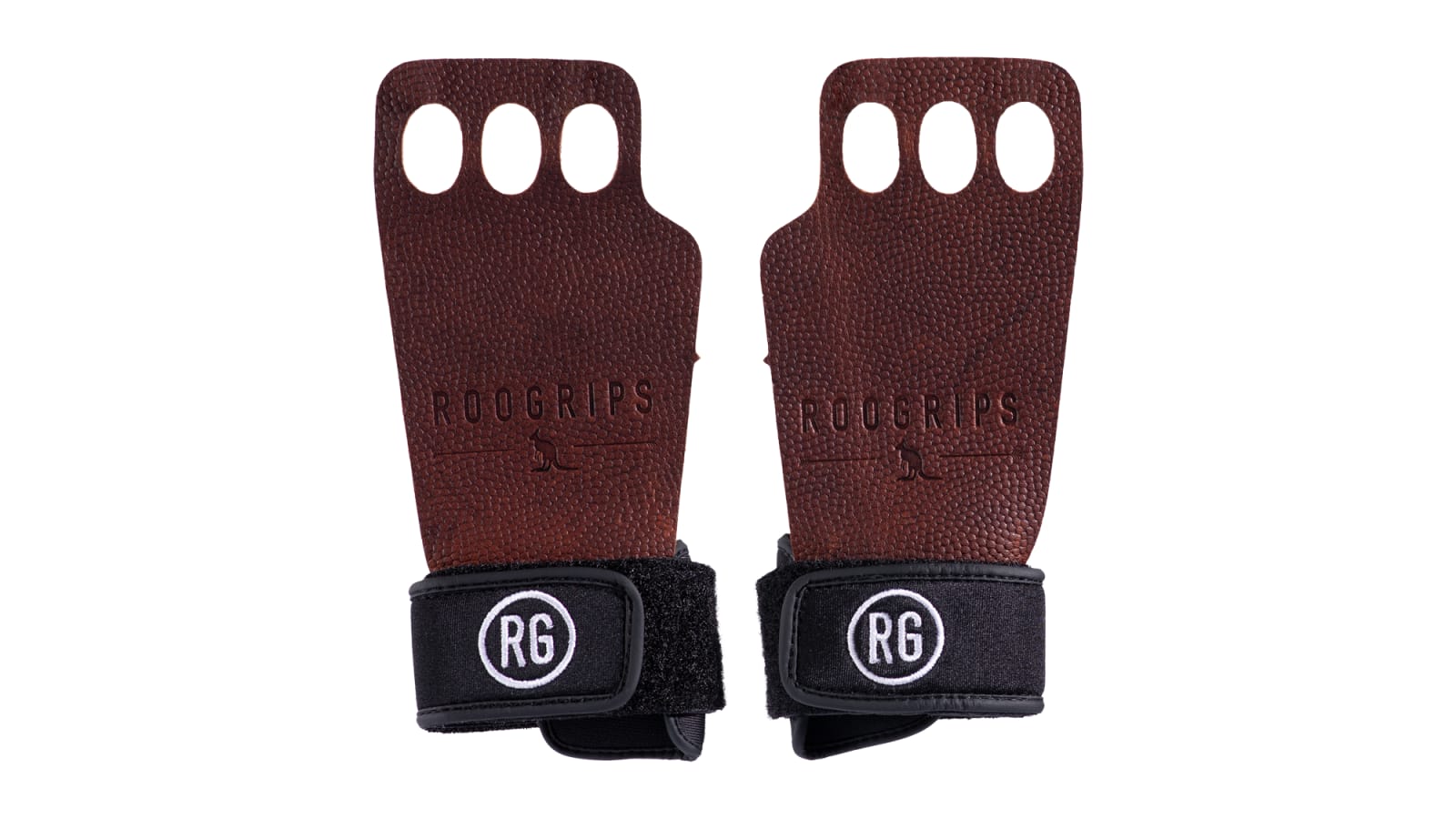 RooGrips 3 Hole Hand Grips - Pebble Grain