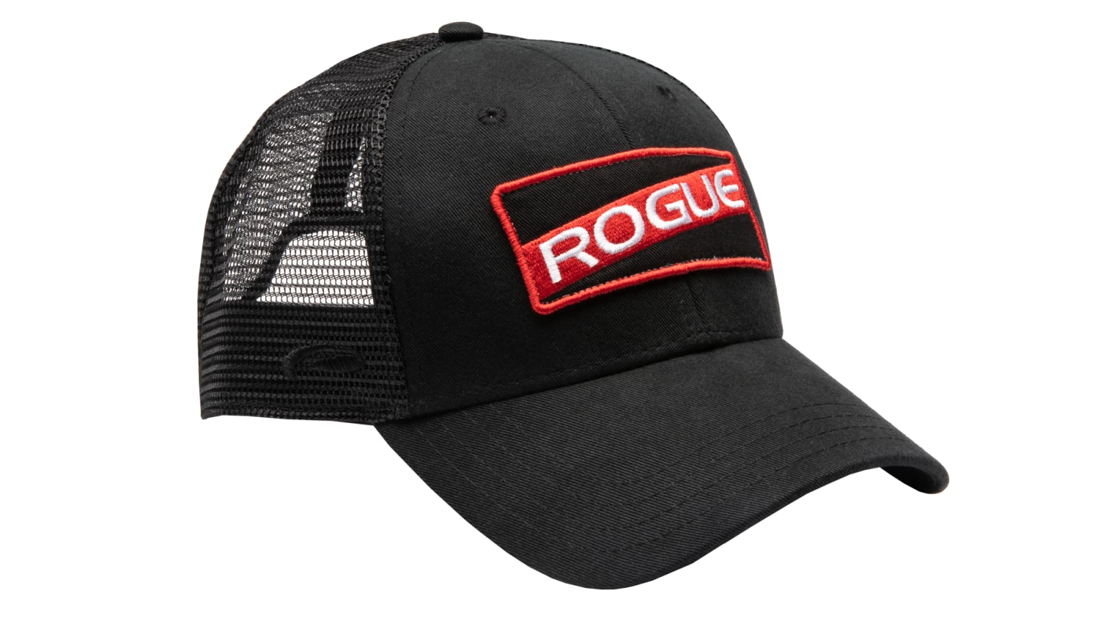 Rogue Patch Trucker Hat - Black / Black | Rogue Fitness