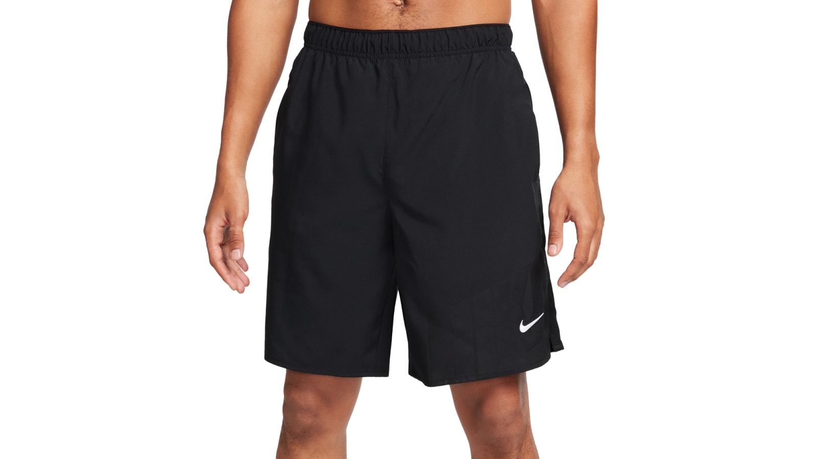 Nike Men's Dri-FIT 9 Challenger Running Shorts - Black / White