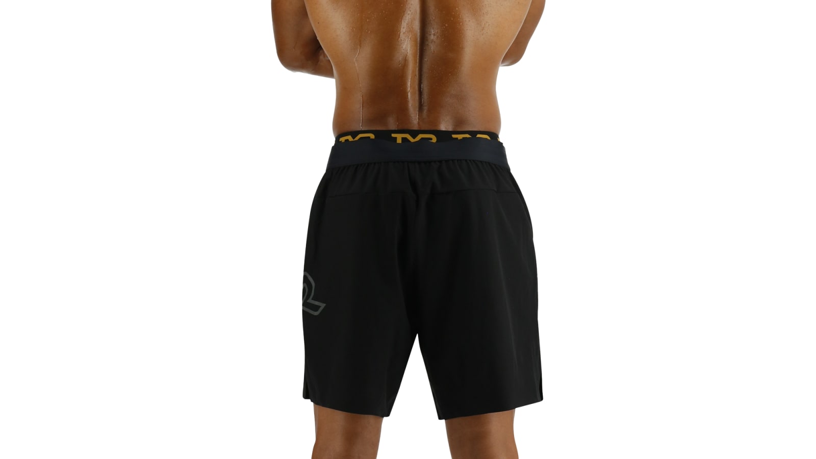TYR Men's Unbroken 7" Athletic Shorts - Blackout Camo Workout Shorts With Hydrosphere Fabric