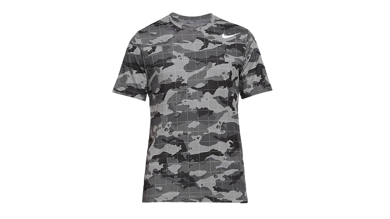 áspero guisante Volcán Nike Men's Dri-FIT Camo Training T-Shirt - Smoke Gray | Rogue Fitness