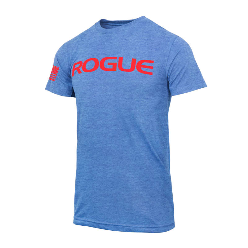 T-shirt Rogue CrossFit Homme Taille XL - Orange, Manches Courtes, Motif Graphique - Occasion Parfait état