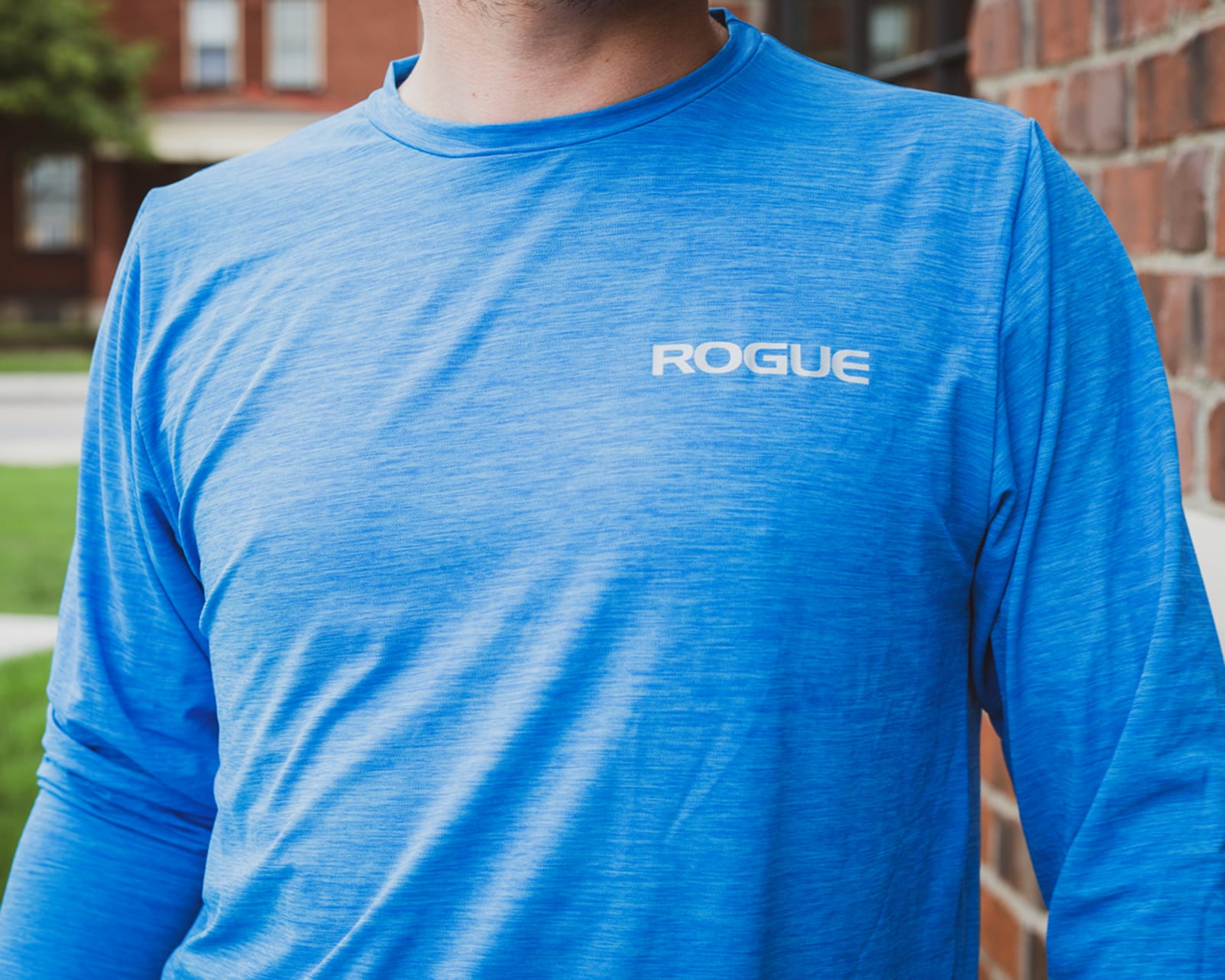 Rogue Men's Performance Longsleeve Sun Shirt - Blue