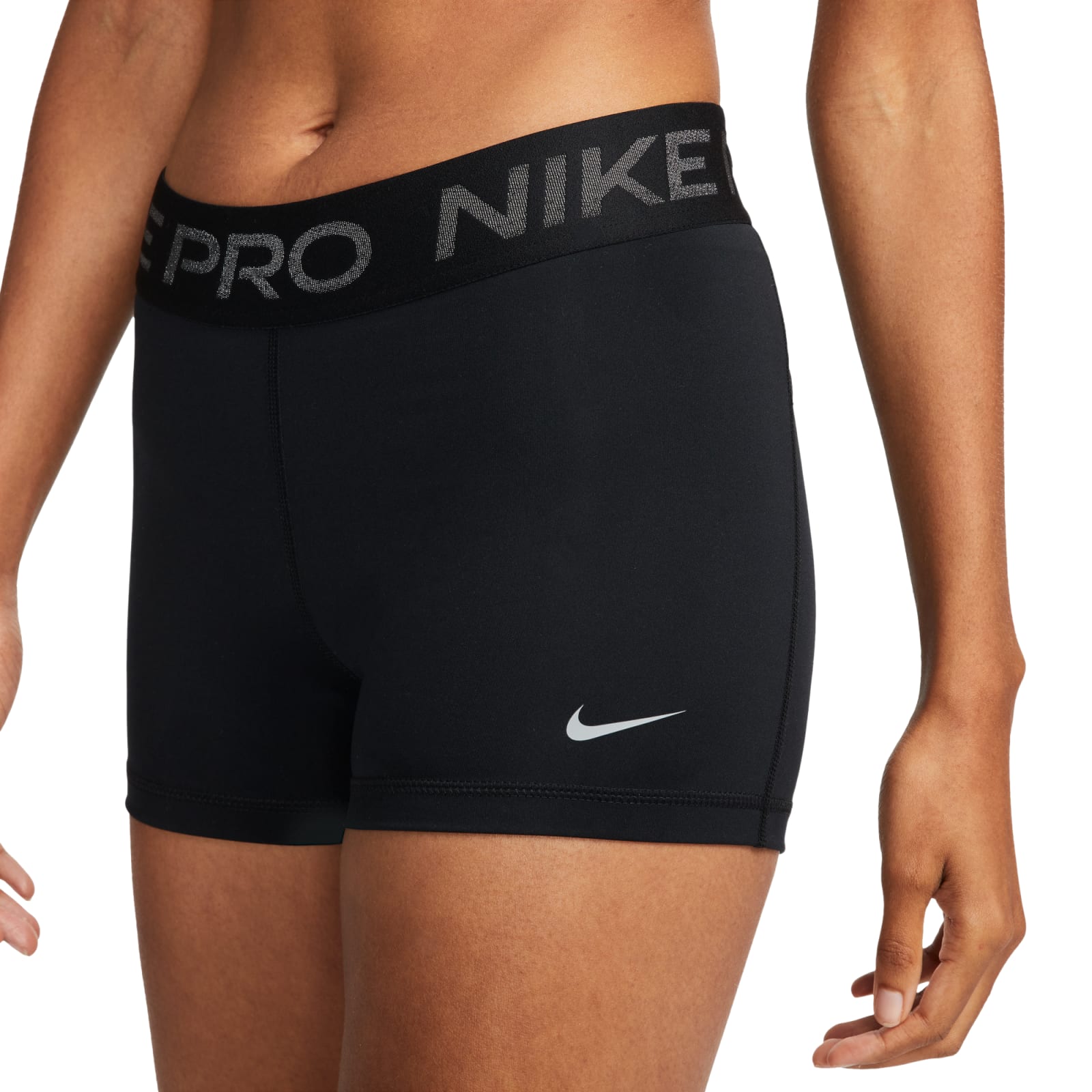 Nike Women's 3" Pro Training Shorts - Black / Gray | Rogue Fitness