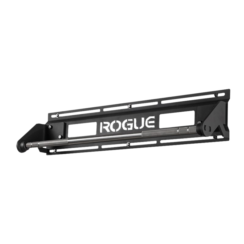 Rogue Textured Black Jammer Pull-up Bar - Knurled w/ Stainless Bar