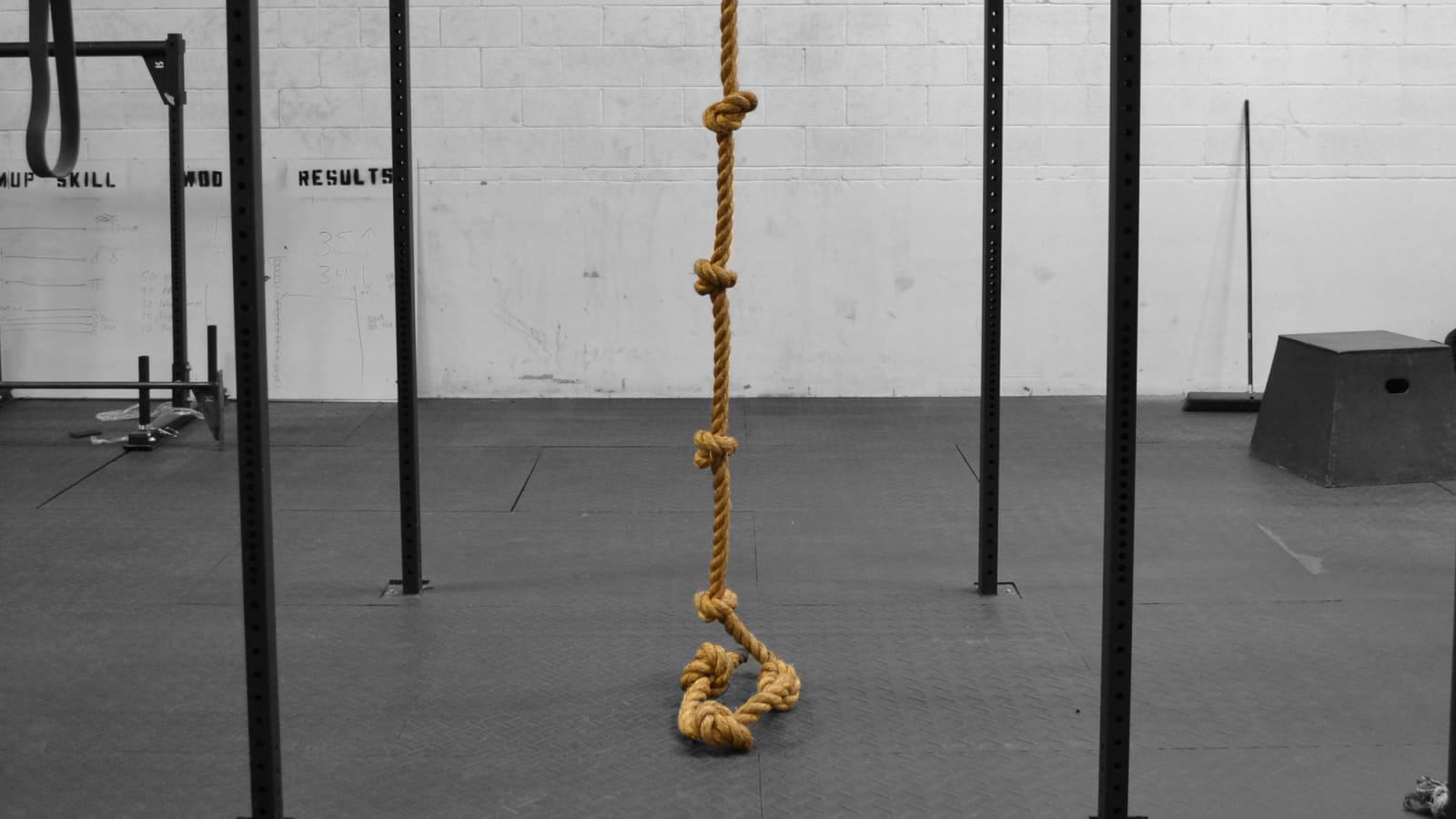 Knotted Climbing Rope
