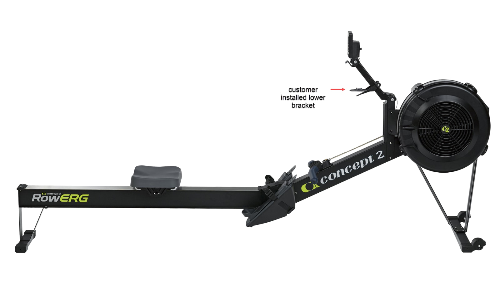 prieel Weglaten geeuwen Black Concept 2 RowErg Rower - PM5 - Model D | Rogue USA