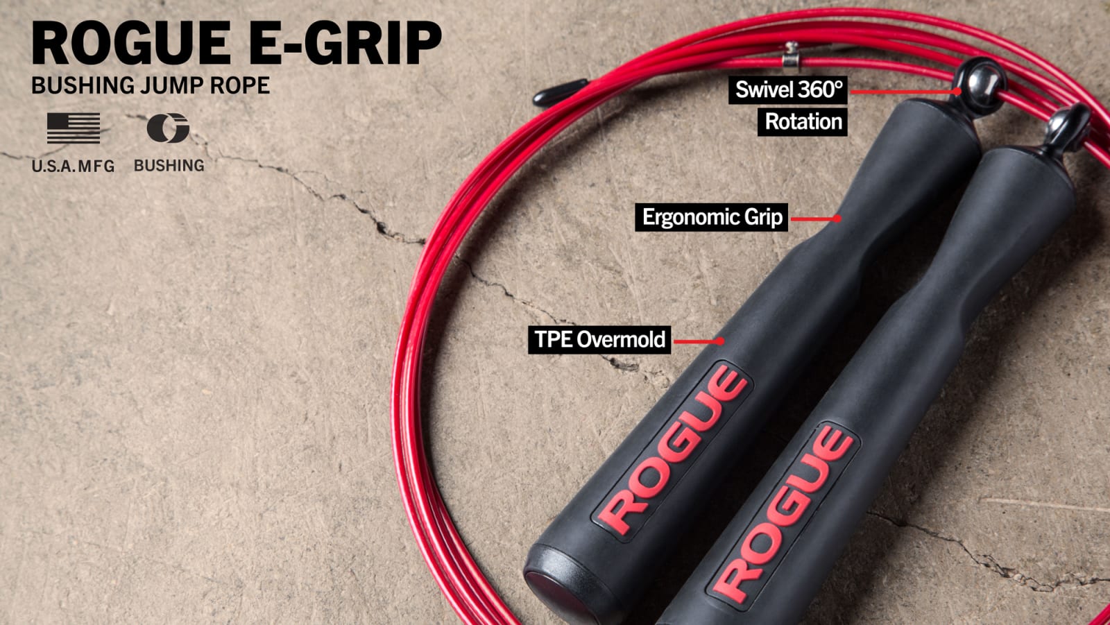 BODYQUEST X-Speed Jump Rope for CrossFit from ROGUE Factory Fitness Conditioning 