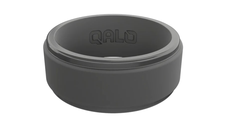 Qalo Men's Step Edge Q2X Silicone Ring