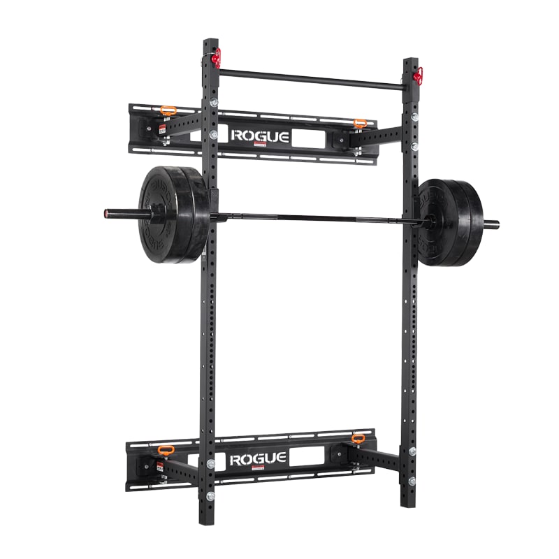 Rogue R-3W Fold Back Wall Mount Rack - 20.5 Inches + Stringer Pair