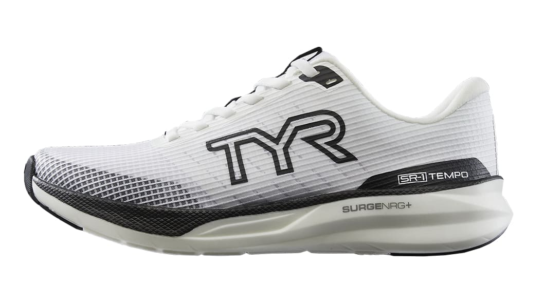 TYR SR-1 Tempo Runner - White / Black | Rogue Fitness