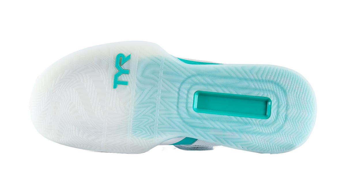 TYR L-1 Lifter Weightlifting Shoes White Turquoise Men\'s Size 10 Women\'s 11.5 TYR L-1 Lifter Turquoise/Multi – MAXbarbell LLC main image 2