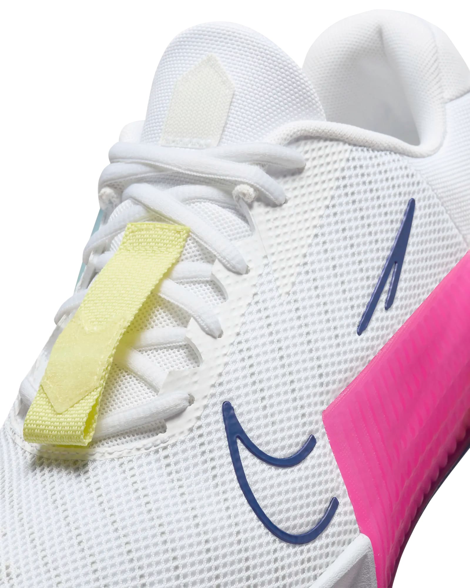 Nike Metcon 9 - Men's - White / Deep Royal Blue / Fierce Pink
