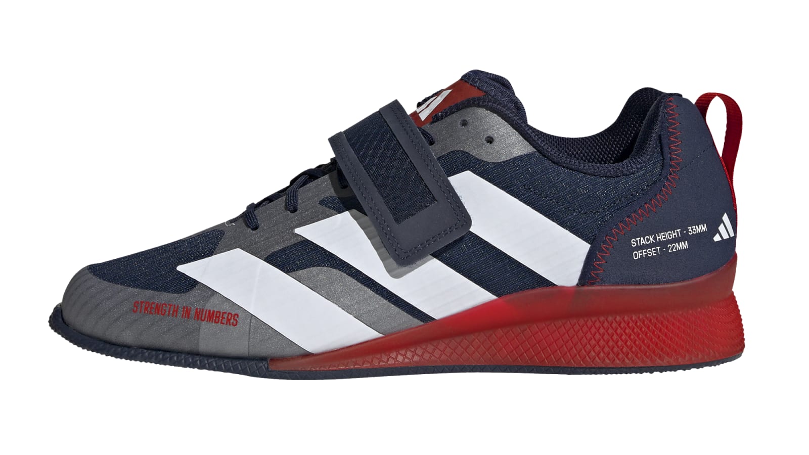 Litoral charla guión Adidas Adipower III Weightlifting Shoes - Team Navy Blue 2 / FTWR White /  Better Scarlet | Rogue Fitness