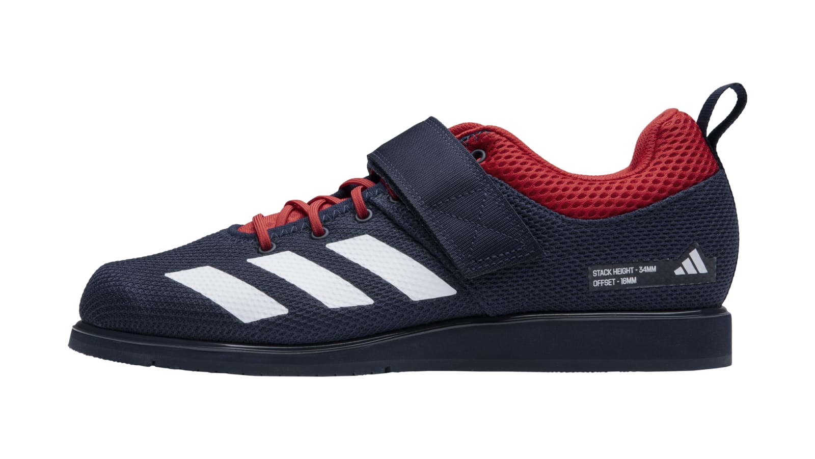 Adidas Powerlift 5 Weightlifting Shoes - Team Navy Blue 2 / FTWR White / Better Scarlet