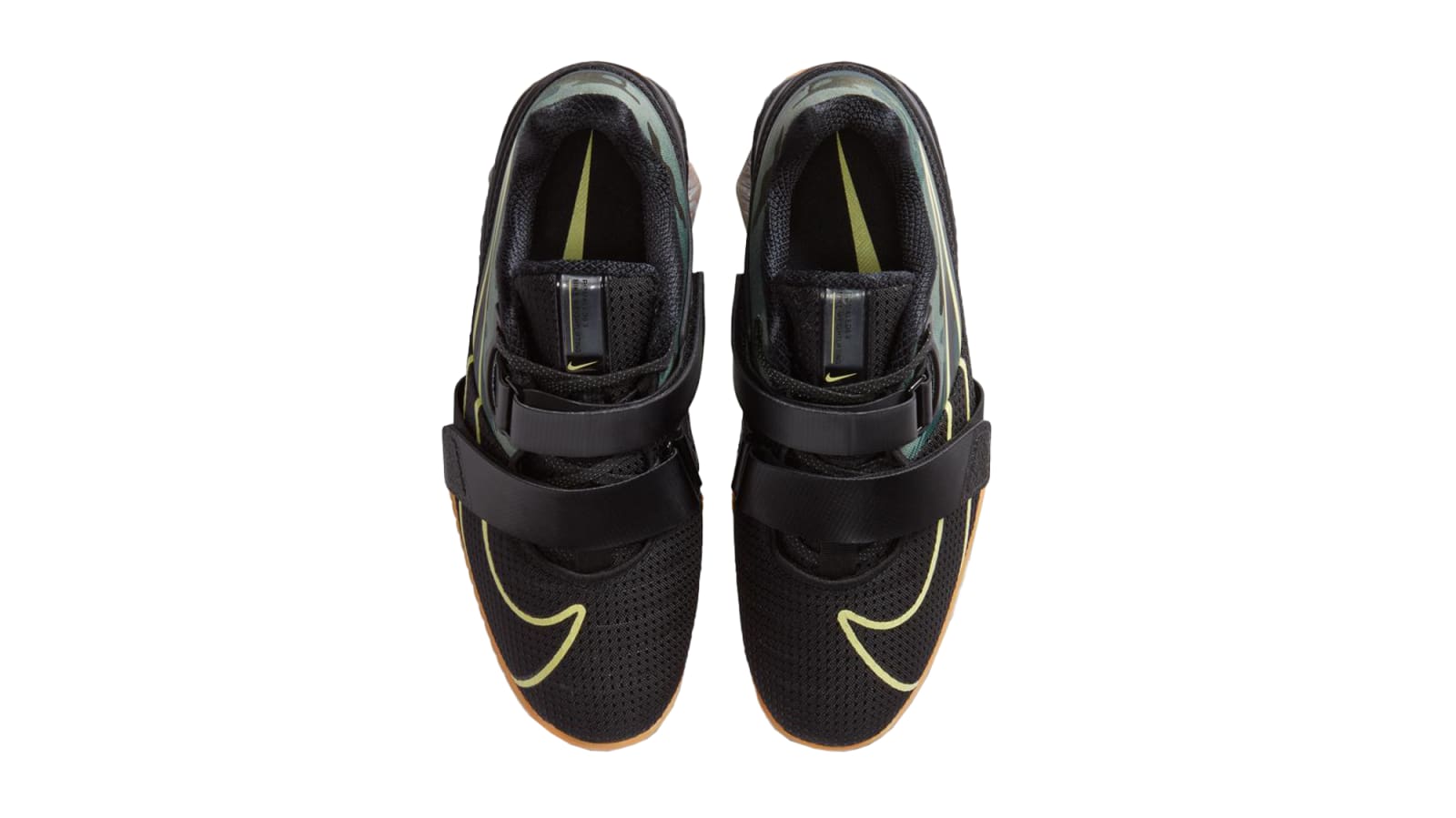 Nike Romaleos 4 - Men's - Black / Limelight / Gum Med Brown | Rogue Europe
