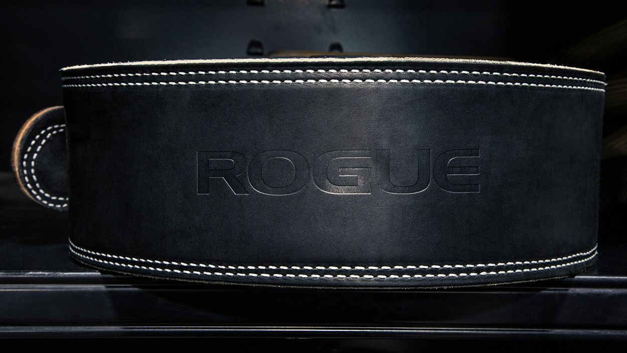Rogue Black Leather 13mm - 4 Lever Belt
