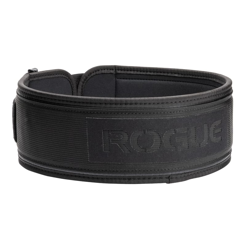 Rogue USA 4" Straight Nylon Weightlifting Belt - Black - XL