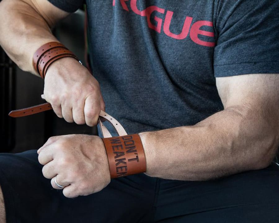 Leather Wrist Wraps - Don't | Rogue Europe