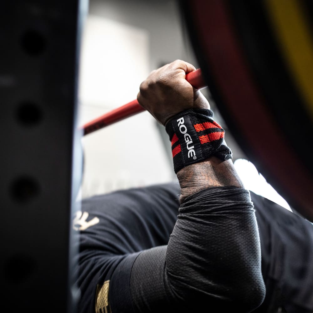Rogue Wrist Wraps - Black/Red | Fitness
