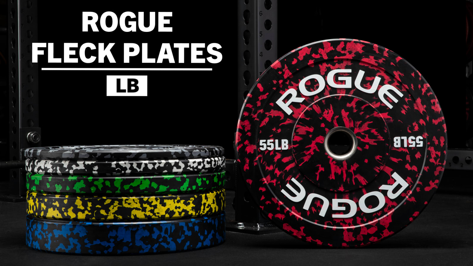 Rogue Fitness Fleck Bumper Plates 10 lb Pair Set of 2, 20 lbs Total Brand New 