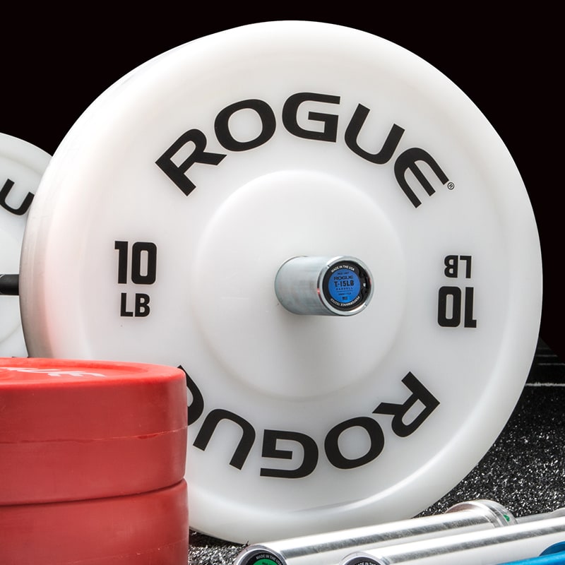 Competition Bumper Rogue Lb Plates Rogue Fitness Competition Olympic IWF Standard 35 Lb Pair Of Bumper Plates  VG+