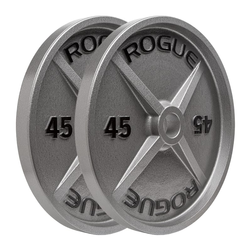 Rack Rogue 45 Lb Plates READ DESCRIPTION Rogue Bumper Plates