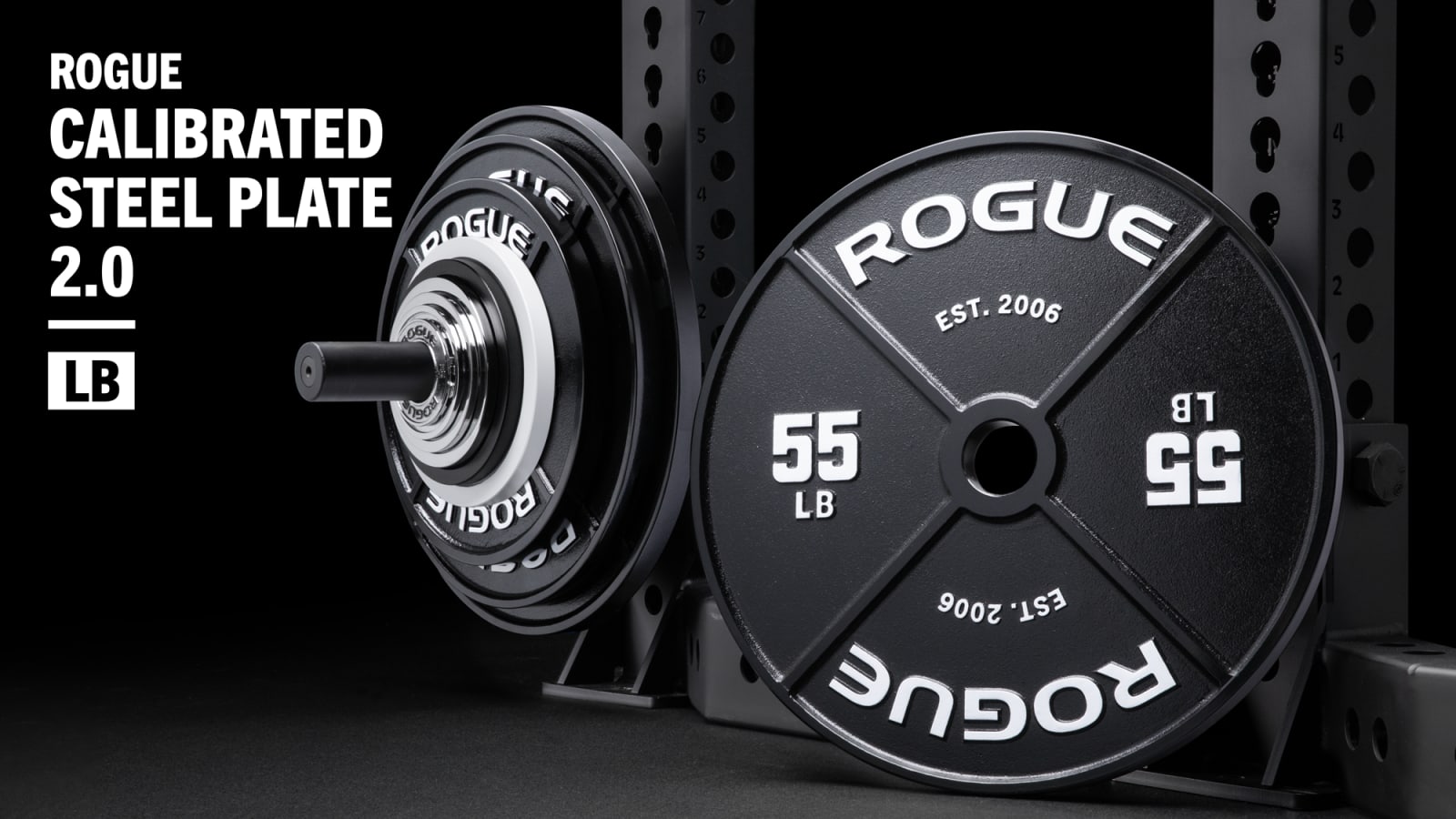 Rogue Calibrated LB Steel Plates 2.0 - Black