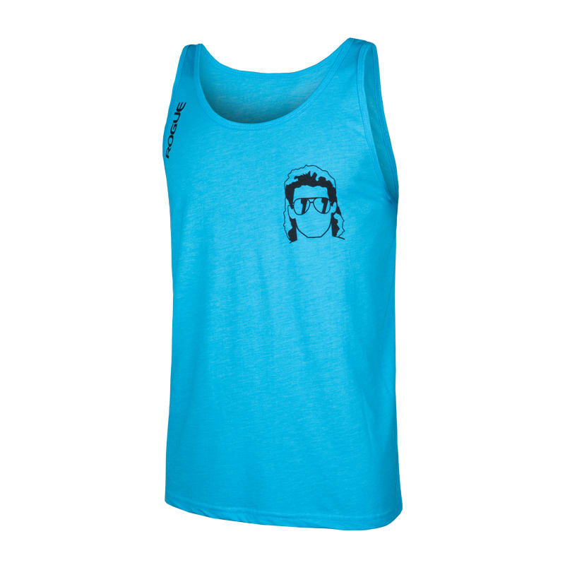 Rogue Fitness Rogue Medeiros “Let’s Go” Men's Tank Rogue Medeiros “Let’s Go” Men's Tank - Aqua - XS