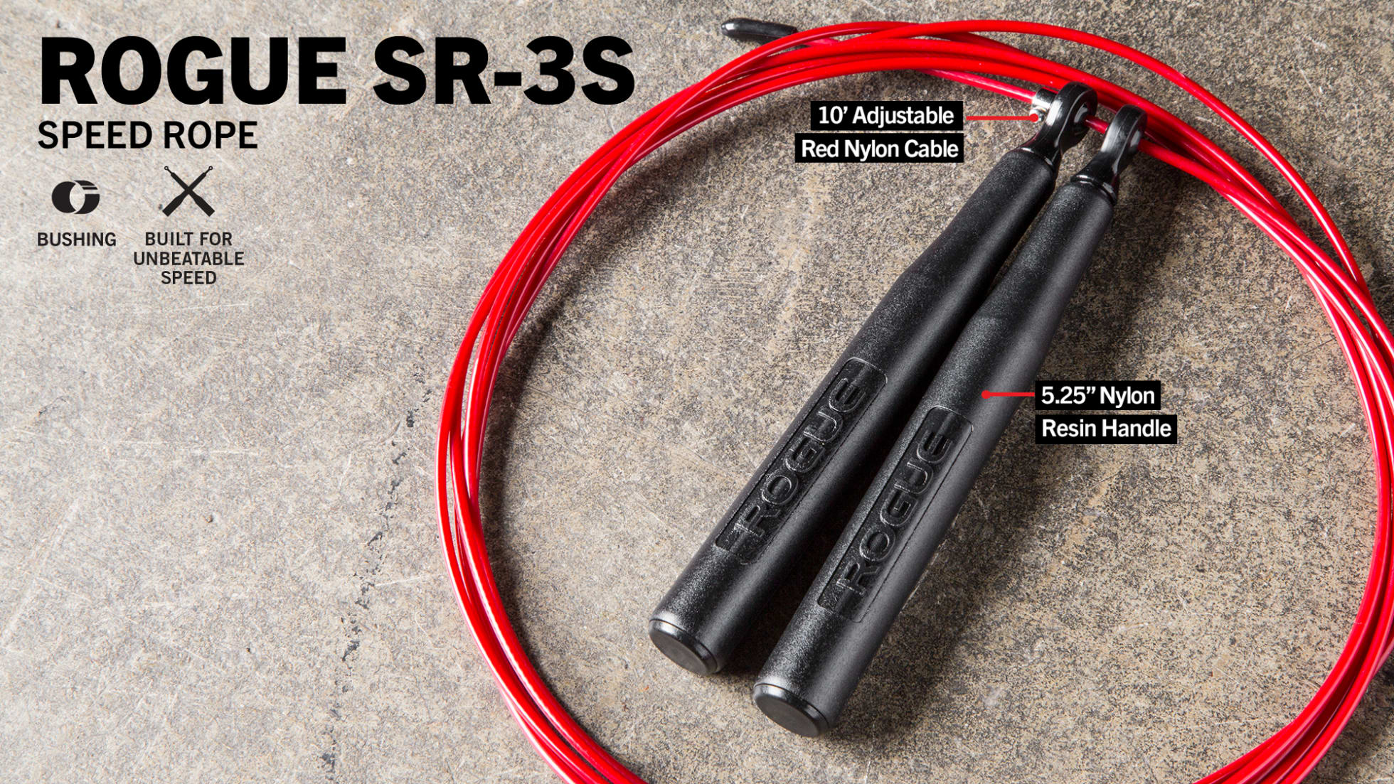 Rogue Fitness SR-3S Speed Rope