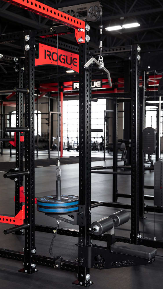 Rogue Fitness Monster Rack Mount Lat Pulldown Seat and Low Row Kit - Thumbnail 2