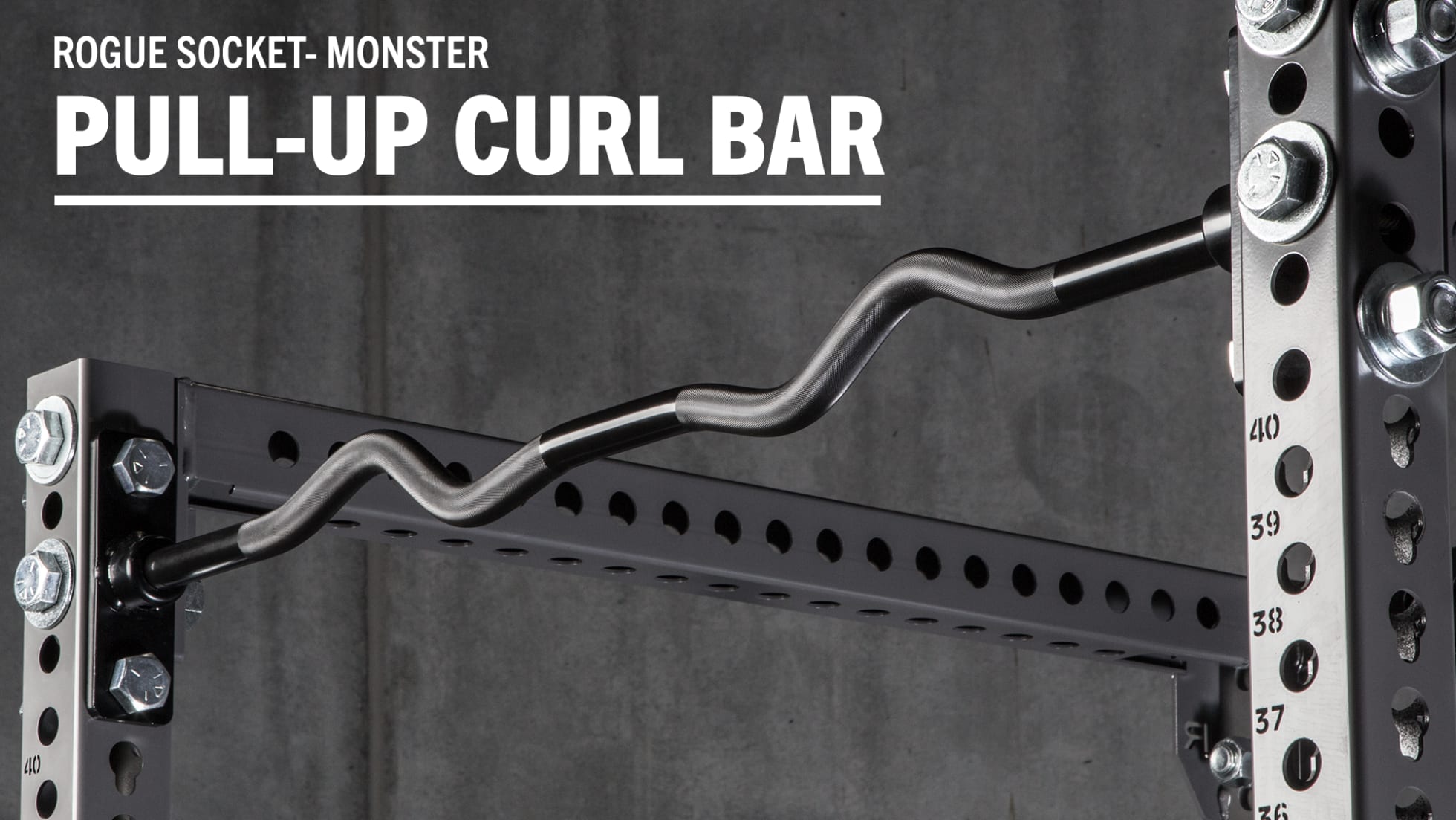 Rogue Fitness Monster Socket Pull-up Curl Bar - Thumbnail 4