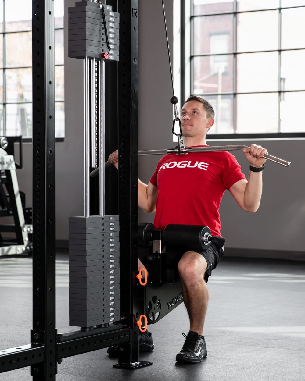 Rogue Fitness Monster Rack Mount Lat Pulldown Seat and Low Row Kit - Thumbnail 5