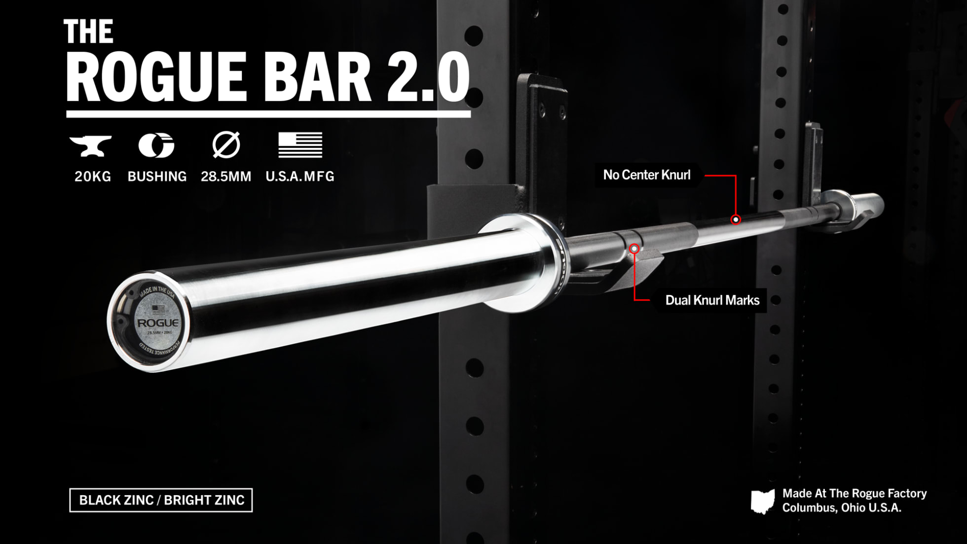 Rogue Fitness Rogue Bar 2.0 - Thumbnail 3