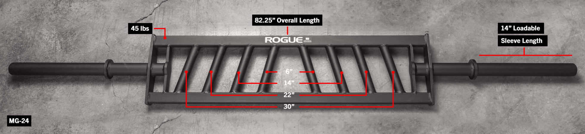 Rogue Fitness MG-2 Bar - Thumbnail 3