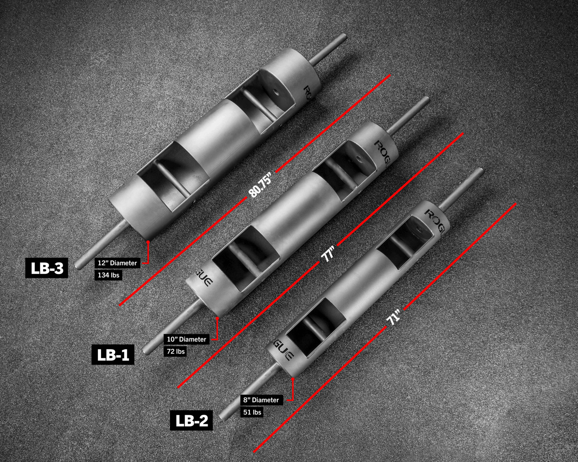 Rogue Fitness LB-1 Log Bar - Thumbnail 3