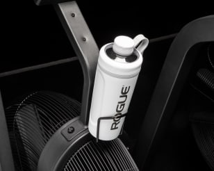 Echo Bike Bottle Cage in use