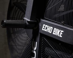 Echo Bike fan close-up