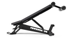 catalog/Strength Equipment/Strength Training/Weight Benches/Adjustable : Incline Benches/RF0983-BLACK-MG/2024 MG colors/RF0983-BLACK-MG-Red-Flat-Incline_jax73g
