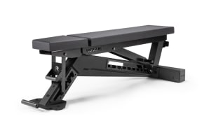catalog/Strength Equipment/Strength Training/Weight Benches/Adjustable : Incline Benches/RF0983-BLACK-MG/2024 MG colors/RF0983-BLACK-MG-Red-Flat_l9psec