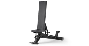 catalog/Strength Equipment/Strength Training/Weight Benches/Adjustable : Incline Benches/RF0983-BLACK-MG/2024 MG colors/RF0983-BLACK-MG-Red-Seat-Position_opgvv6