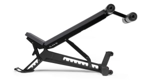 catalog/Strength Equipment/Strength Training/Weight Benches/Adjustable : Incline Benches/RF0983-BLACK-MG/2024 MG colors/RF0983-BLACK-MG-Red-V-Incline_mxpyic