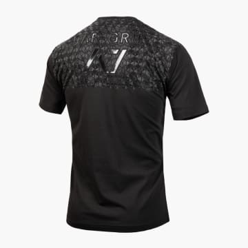 A7 Fitness Stealth Bar Grip Shirt - Black on white background