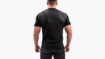 A7 Fitness Stealth Bar Grip Shirt - Black back view