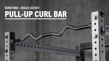Rogue Boneyard Socket Pull-up Bar Curl Bar