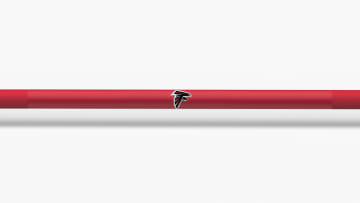 catalog/Weightlifting Bars and Plates/Barbells/Mens 20KG Barbells/NFL - Ohio Bar/Ohio Bar Pics/Ohio-Bar-Cardinals-NFL-Shaft-2_dcpja7