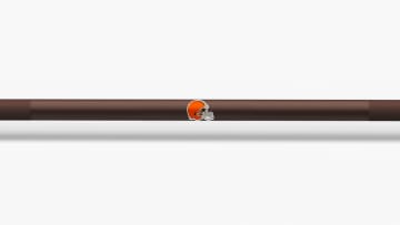 catalog/Weightlifting Bars and Plates/Barbells/Mens 20KG Barbells/NFL - Ohio Bar/Ohio Bar Pics/Ohio-Bar-Cardinals-NFL-Shaft-2_dcpja7