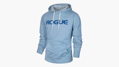 basic blue hoodie